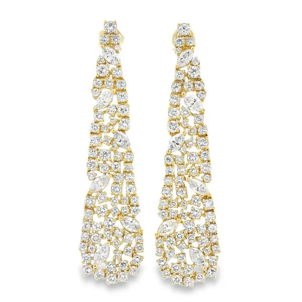 Diamond Earring Image 2 Mollys Jewelers Brooklyn, NY