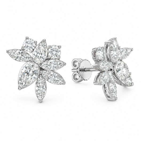 Diamond Earring Image 3 Mollys Jewelers Brooklyn, NY