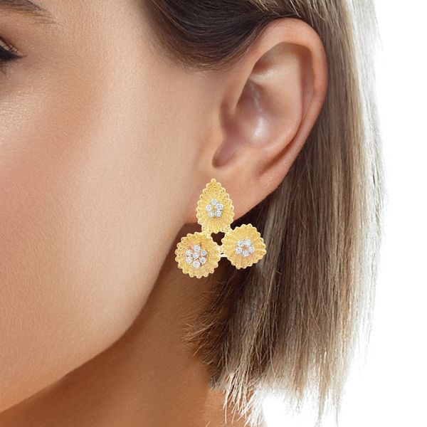 Diamond Earring Image 2 Mollys Jewelers Brooklyn, NY