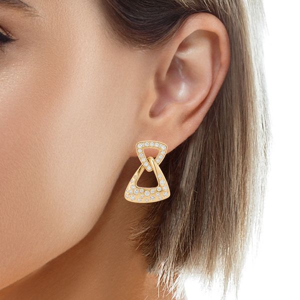 Diamond Earring Image 2 Mollys Jewelers Brooklyn, NY