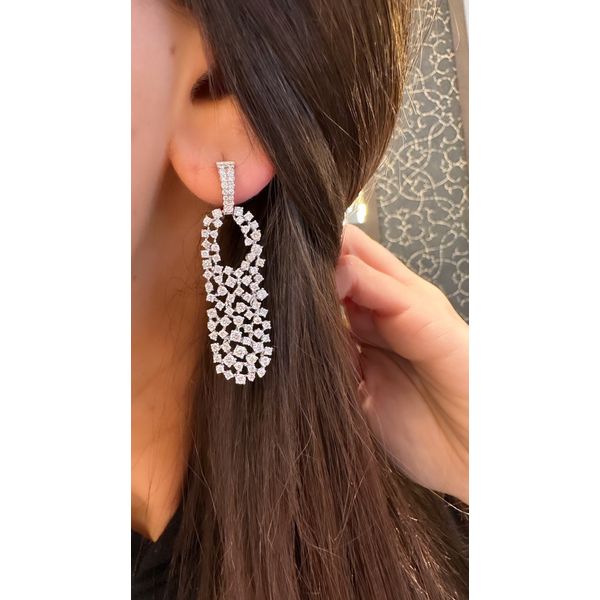 Diamond Earring Image 2 Mollys Jewelers Brooklyn, NY