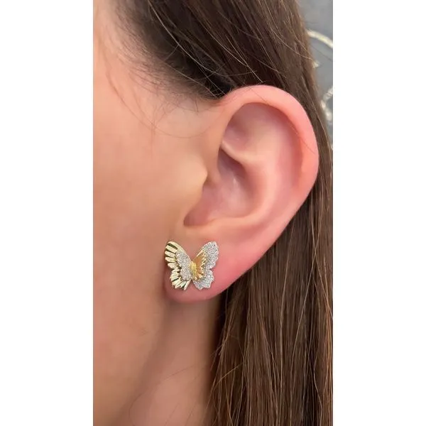 Diamond Earring Image 2 Mollys Jewelers Brooklyn, NY