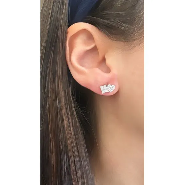 Diamond Earring Image 2 Mollys Jewelers Brooklyn, NY