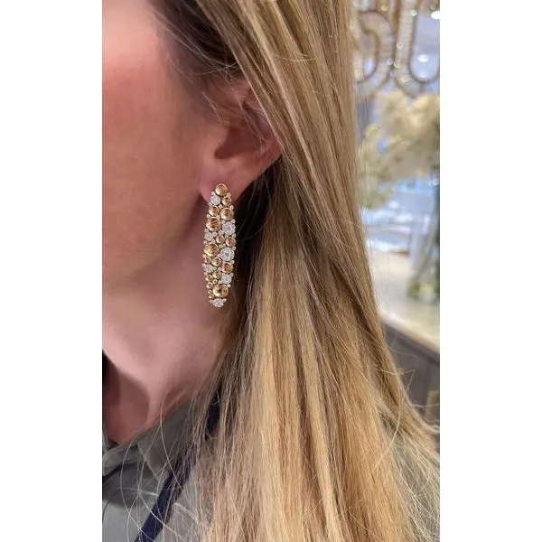 Diamond Earring Image 2 Mollys Jewelers Brooklyn, NY