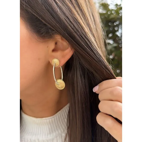 Diamond Earring Image 2 Mollys Jewelers Brooklyn, NY