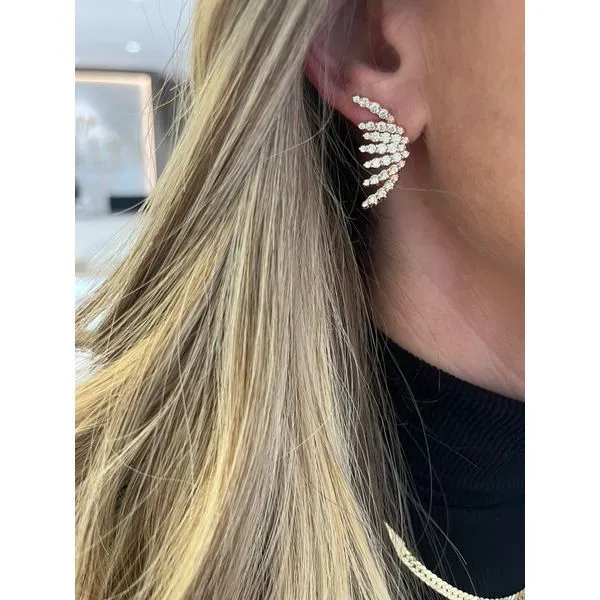 Diamond Earring Mollys Jewelers Brooklyn, NY