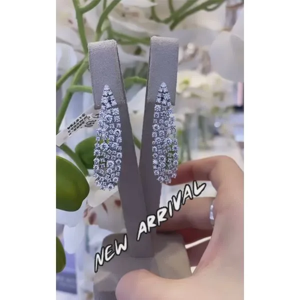 Diamond Earring Image 3 Mollys Jewelers Brooklyn, NY