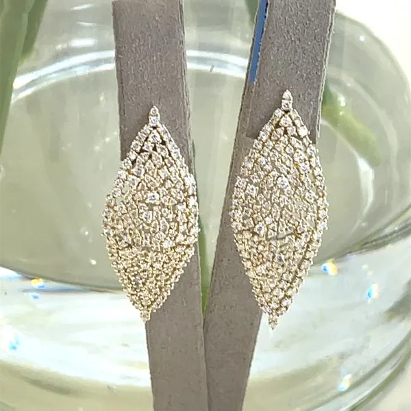 Diamond Earring Image 2 Mollys Jewelers Brooklyn, NY