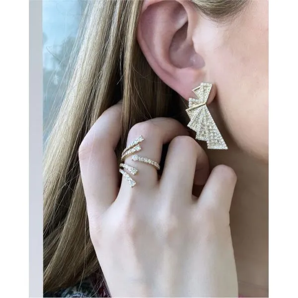Diamond Earring Mollys Jewelers Brooklyn, NY