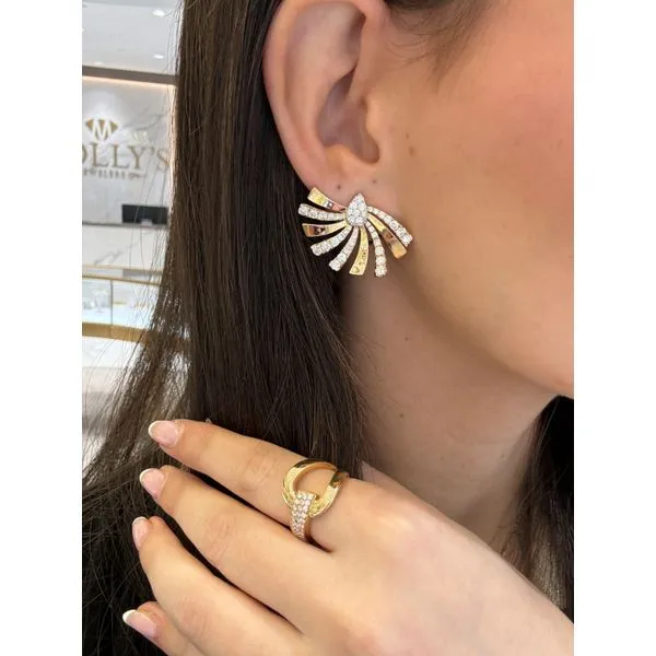 Diamond Earring Mollys Jewelers Brooklyn, NY