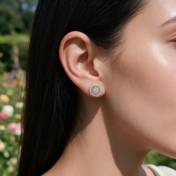 Diamond Earring Image 2 Mollys Jewelers Brooklyn, NY