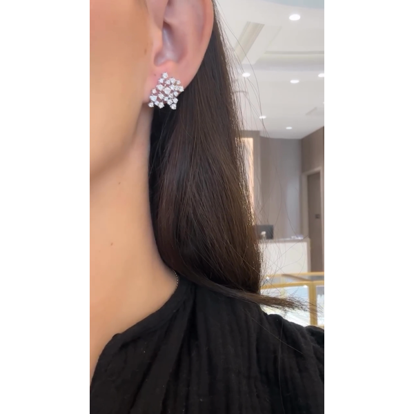 Diamond Earring Image 2 Mollys Jewelers Brooklyn, NY