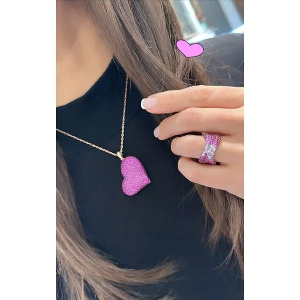 Color Pendant On a Chain Mollys Jewelers Brooklyn, NY