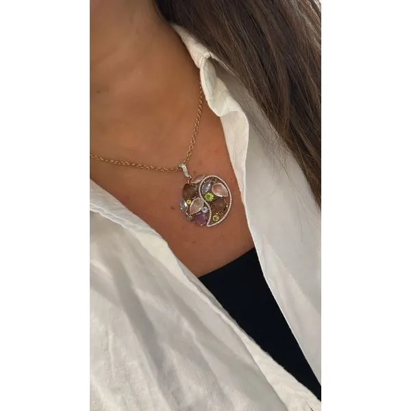 Color Pendant On a Chain Mollys Jewelers Brooklyn, NY