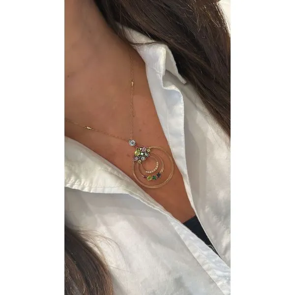 Color Pendant On a Chain Mollys Jewelers Brooklyn, NY