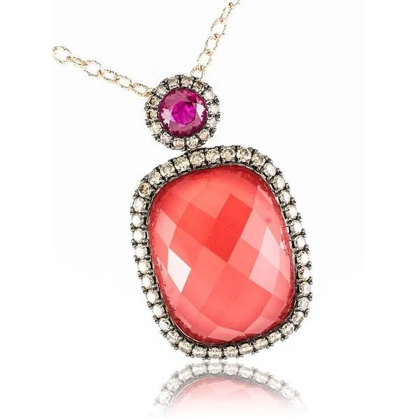 Color Pendant On a Chain Image 2 Mollys Jewelers Brooklyn, NY