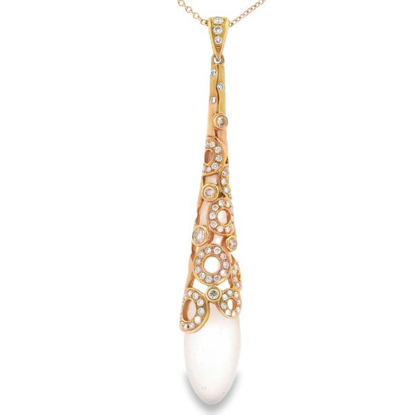 Color Pendant On a Chain Image 2 Mollys Jewelers Brooklyn, NY