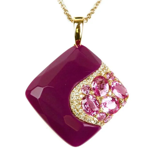 Color Pendant On a Chain Mollys Jewelers Brooklyn, NY