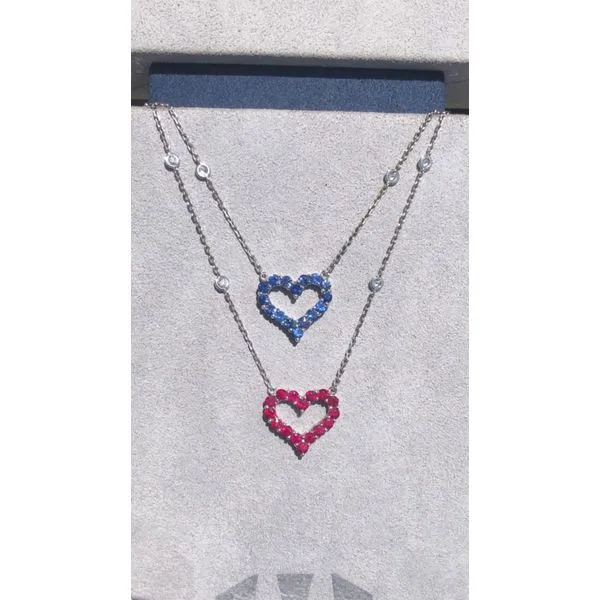 Color Pendant On a Chain Image 3 Mollys Jewelers Brooklyn, NY