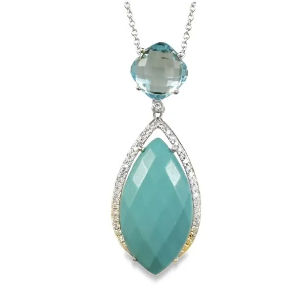 Color Pendant On a Chain Mollys Jewelers Brooklyn, NY