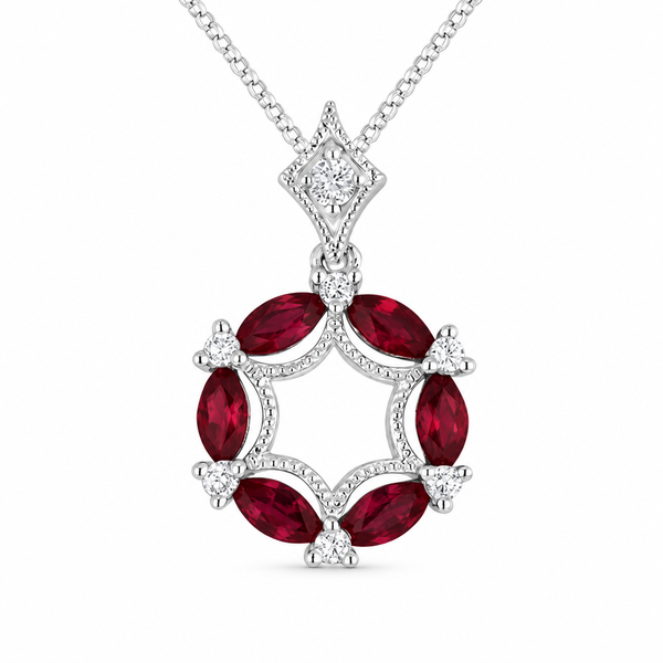 Color Pendant On a Chain Mollys Jewelers Brooklyn, NY