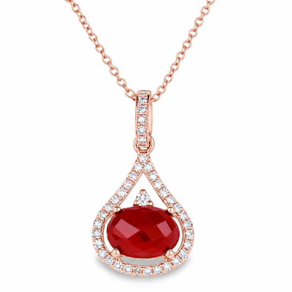Color Pendant On a Chain Mollys Jewelers Brooklyn, NY