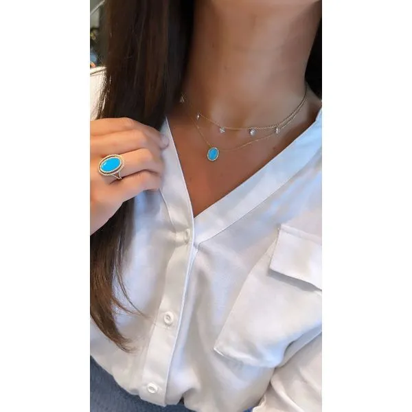 Color Pendant On a Chain Image 2 Mollys Jewelers Brooklyn, NY