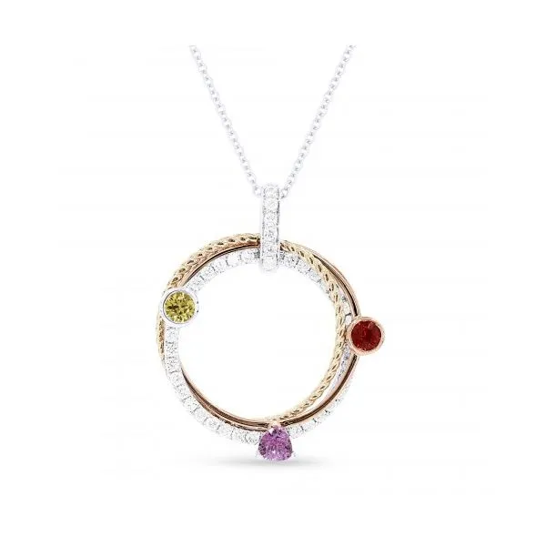 Color Pendant On a Chain Image 2 Mollys Jewelers Brooklyn, NY