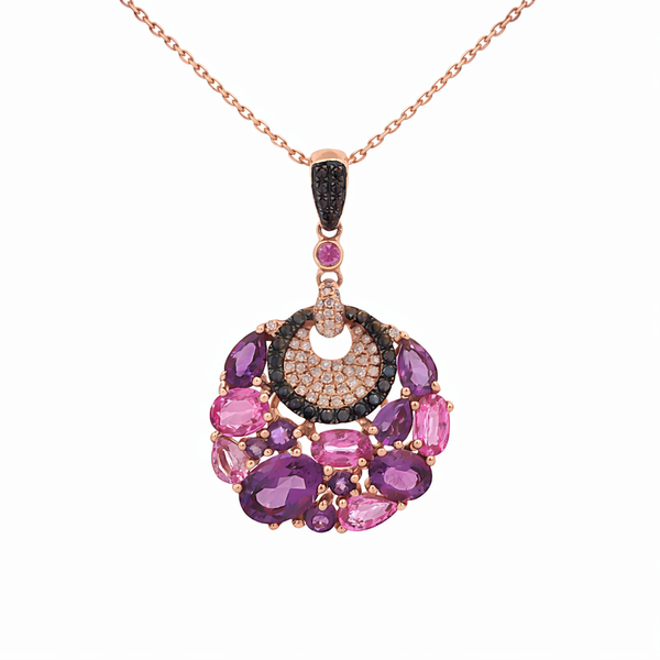 Color Pendant On a Chain Mollys Jewelers Brooklyn, NY