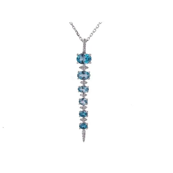 Color Pendant On a Chain Image 2 Mollys Jewelers Brooklyn, NY