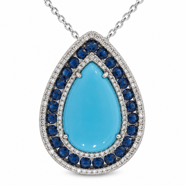 Color Pendant On a Chain Mollys Jewelers Brooklyn, NY