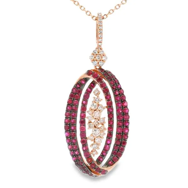 Color Pendant On a Chain Mollys Jewelers Brooklyn, NY