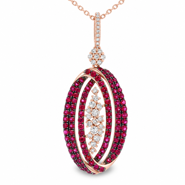 Color Pendant On a Chain Mollys Jewelers Brooklyn, NY