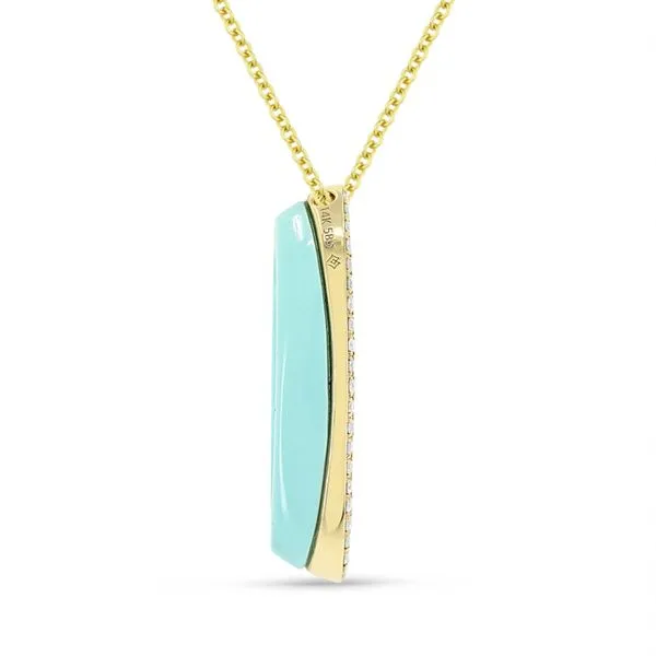 Color Pendant On a Chain Image 3 Mollys Jewelers Brooklyn, NY