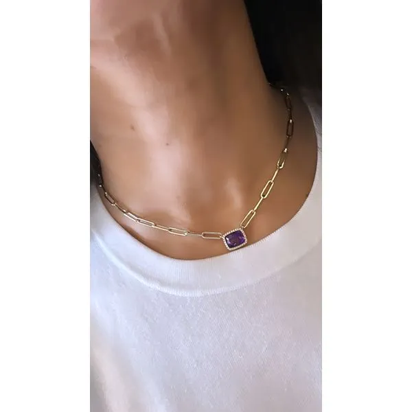 Color Pendant On a Chain Mollys Jewelers Brooklyn, NY
