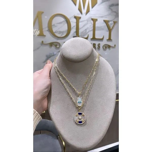 Color Pendant On a Chain Image 2 Mollys Jewelers Brooklyn, NY