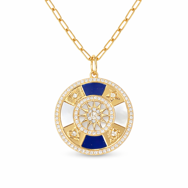 Color Pendant On a Chain Image 2 Mollys Jewelers Brooklyn, NY