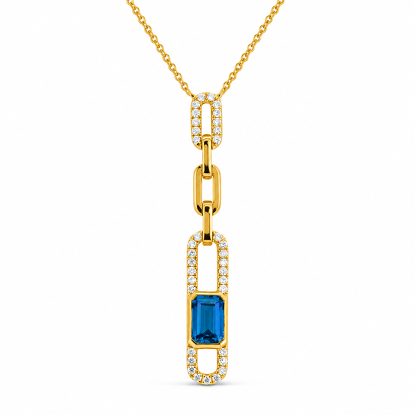 Color Pendant On a Chain Mollys Jewelers Brooklyn, NY