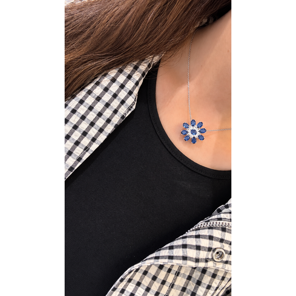 Color Pendant On a Chain Image 2 Mollys Jewelers Brooklyn, NY
