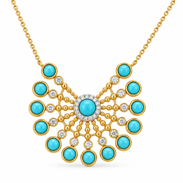 Color Pendant On a Chain Mollys Jewelers Brooklyn, NY