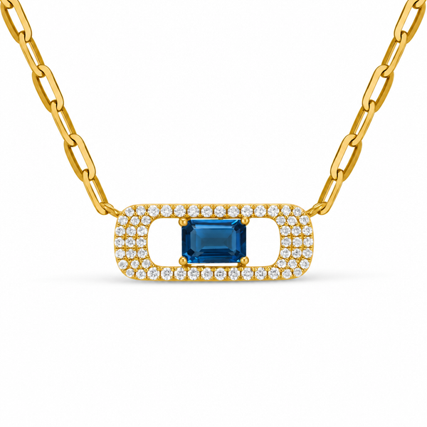 Color Pendant On a Chain Mollys Jewelers Brooklyn, NY