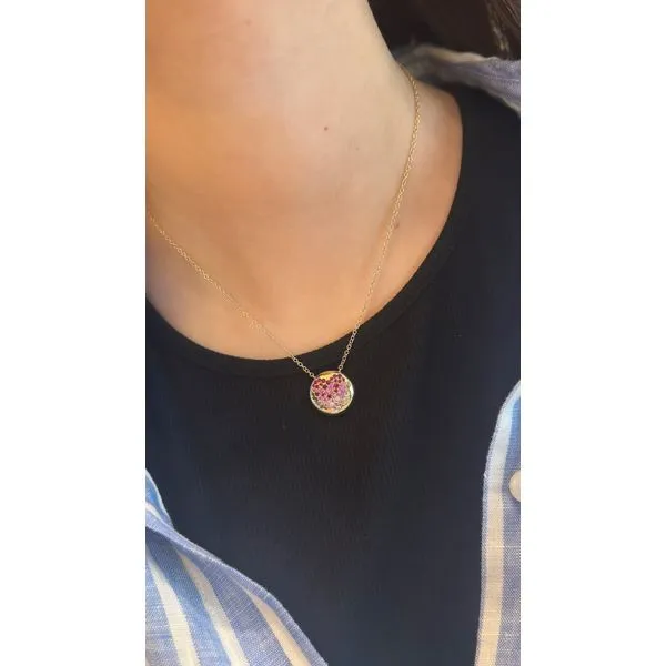 Color Pendant On a Chain Image 2 Mollys Jewelers Brooklyn, NY
