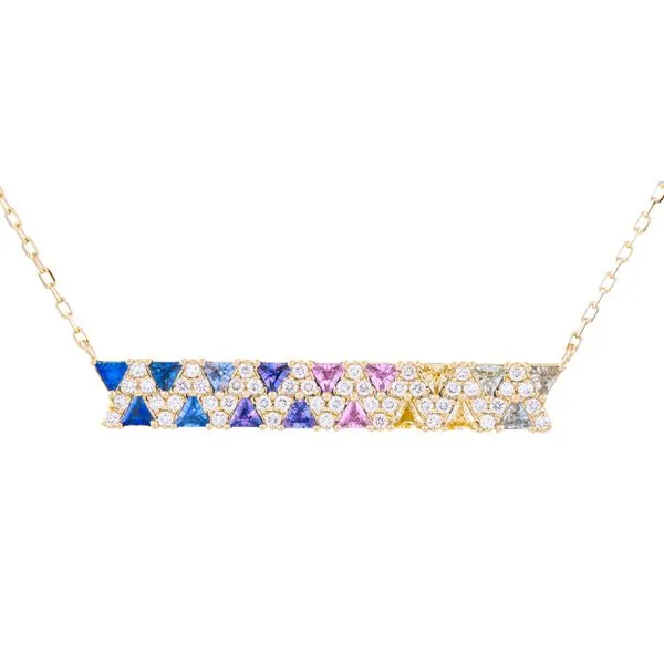 Color Pendant On a Chain Image 2 Mollys Jewelers Brooklyn, NY