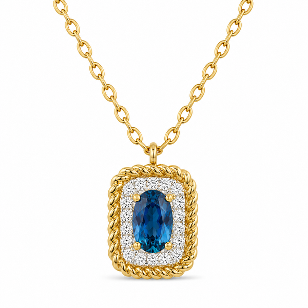 Color Pendant On a Chain Mollys Jewelers Brooklyn, NY