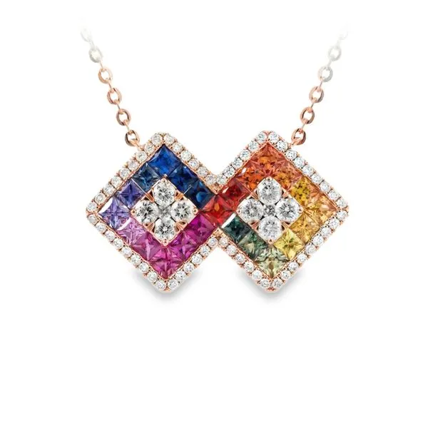 Color Pendant On a Chain Mollys Jewelers Brooklyn, NY