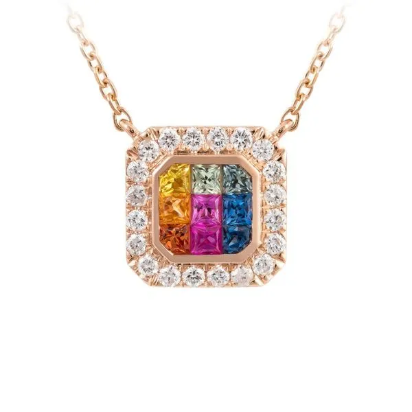 Color Pendant On a Chain Mollys Jewelers Brooklyn, NY