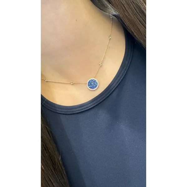 Color Pendant On a Chain Image 2 Mollys Jewelers Brooklyn, NY