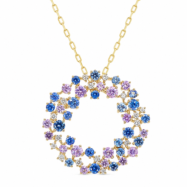 Color Pendant On a Chain Mollys Jewelers Brooklyn, NY