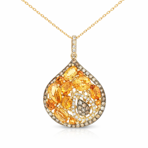 Color Pendant On a Chain Mollys Jewelers Brooklyn, NY