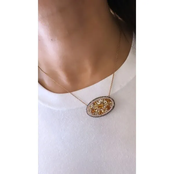 Color Pendant On a Chain Mollys Jewelers Brooklyn, NY